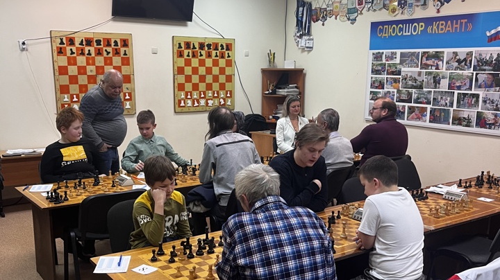 В шахматном центре СШОР «Квант» прошёл полуфинал первенства города Обнинска по шахматам