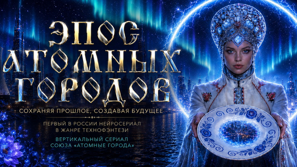 Союз организаций атомной отрасли «Атомные города» при поддержке Госкорпорации «Росатом» запускает просветительский нейросериал «Эпос атомных городов»