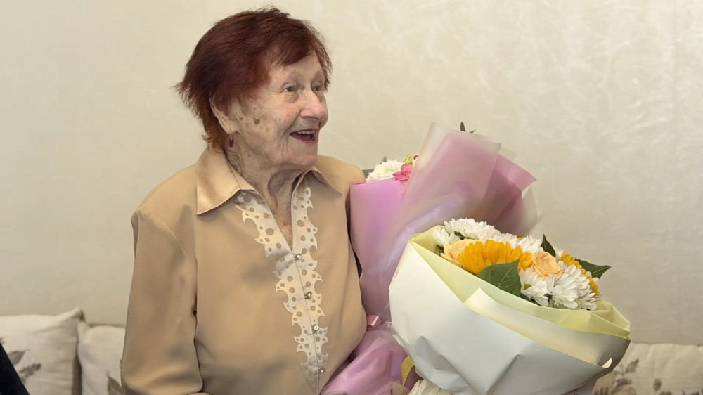 Труженица тыла Екатерина Овчинникова празднует 100-летие